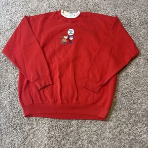 Charlie Brown And Linus Vintage Peanuts Collection Christmas Sweatshirt XL Xmas